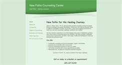 Desktop Screenshot of newpathscounselingctr.com