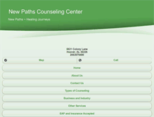 Tablet Screenshot of newpathscounselingctr.com